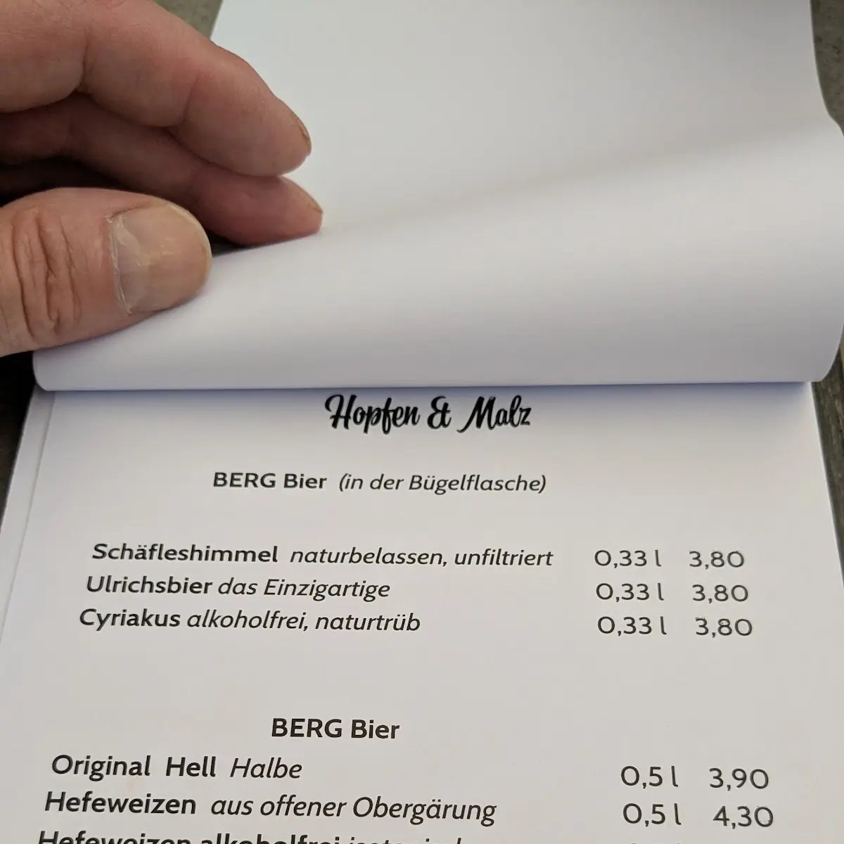 Speisekarte photo 4