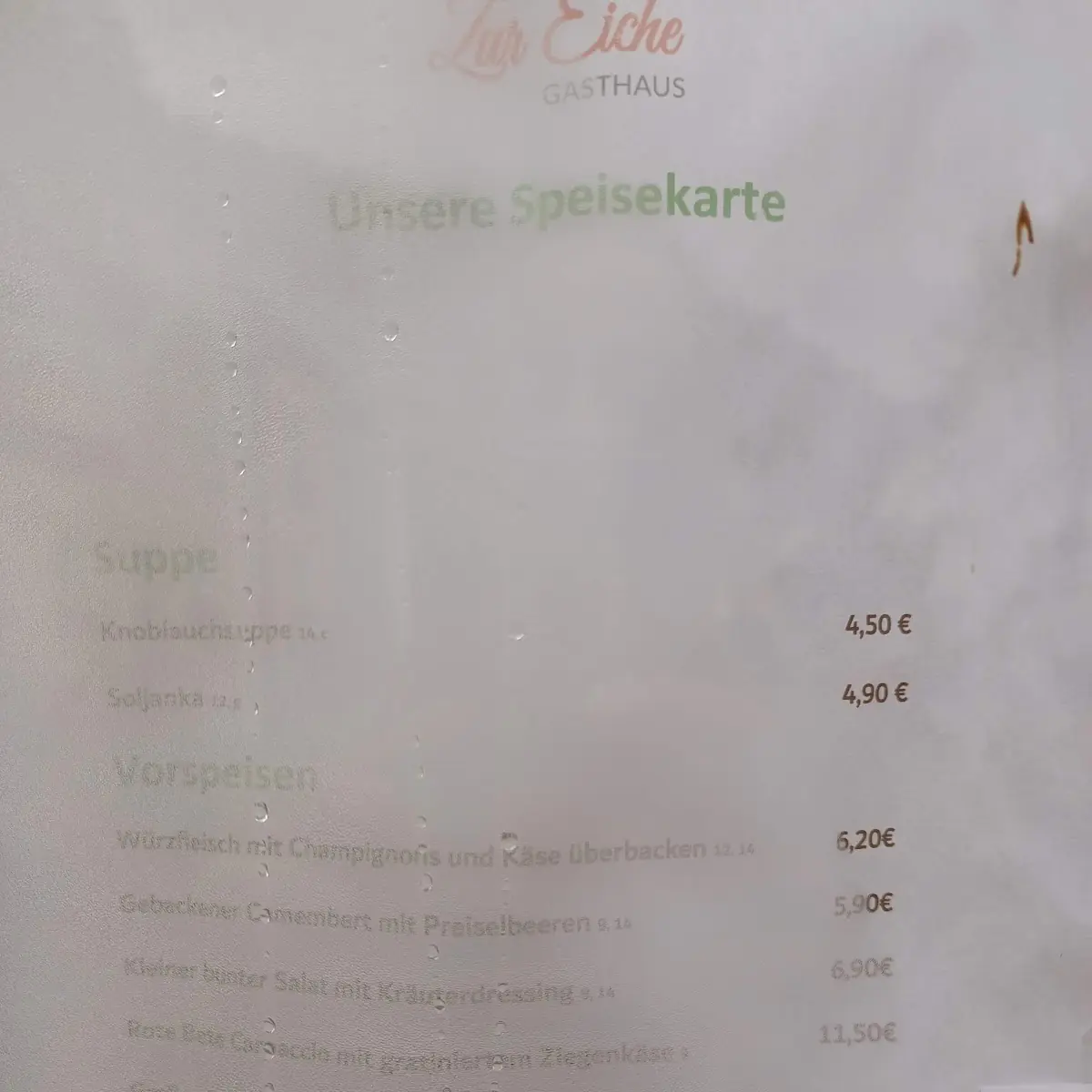 Speisekarte photo 9