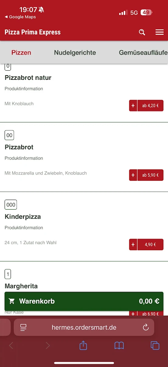 Speisekarte photo 1