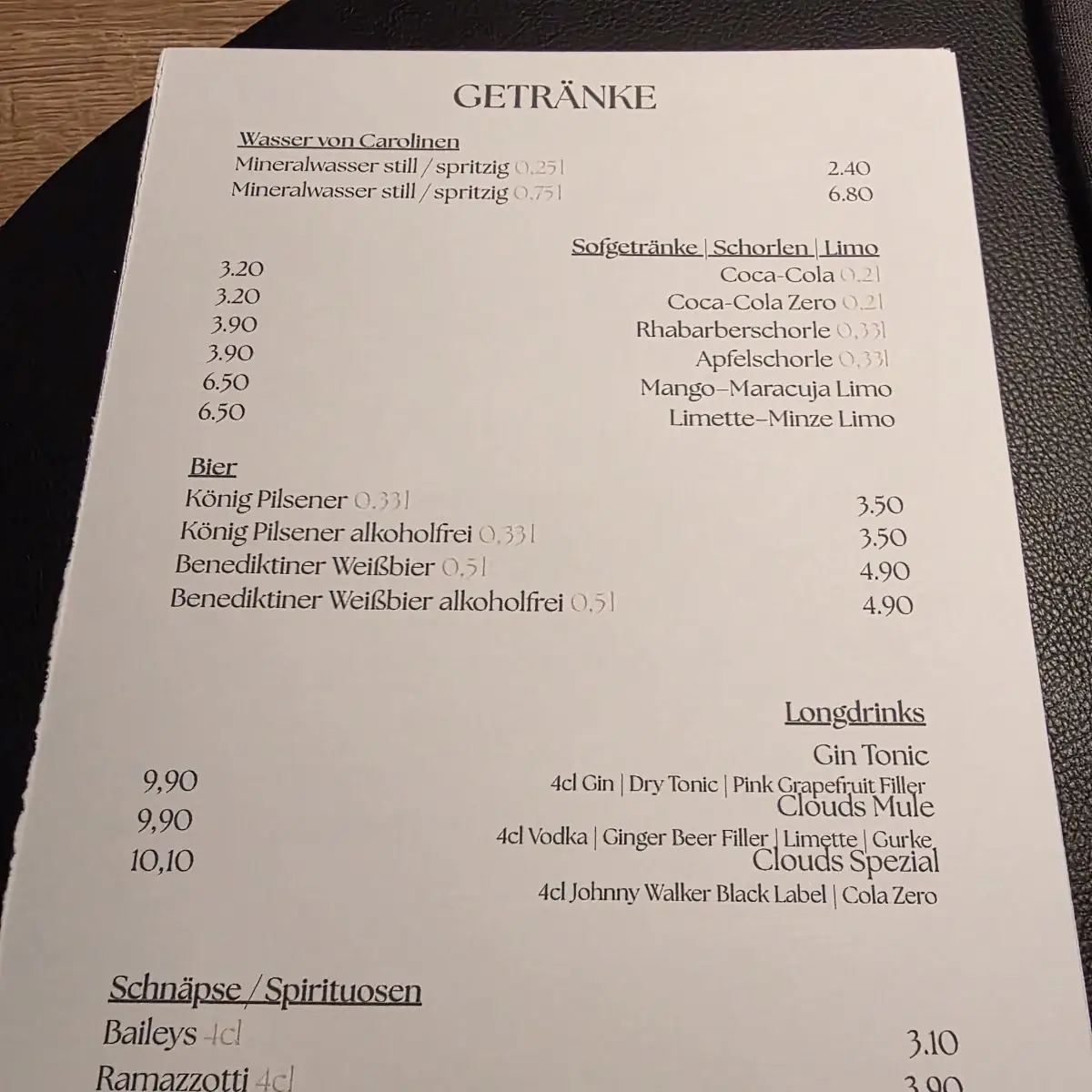 Speisekarte photo 2