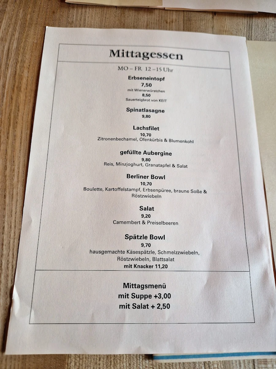 Speisekarte photo 1