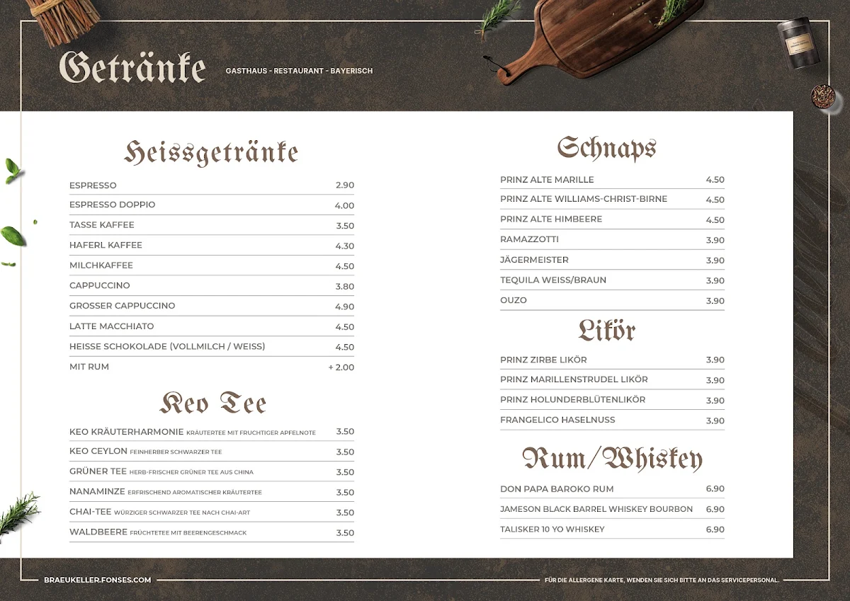 Speisekarte photo 2