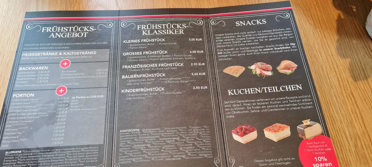 Speisekarte photo 2