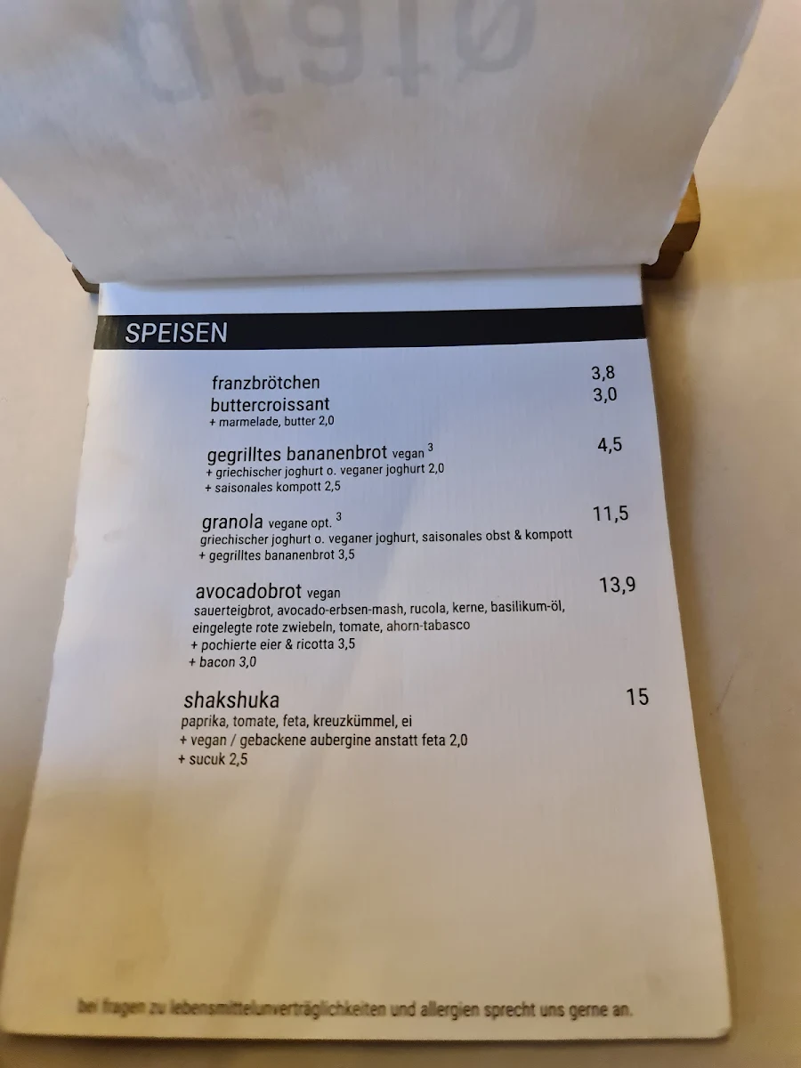 Speisekarte photo 1