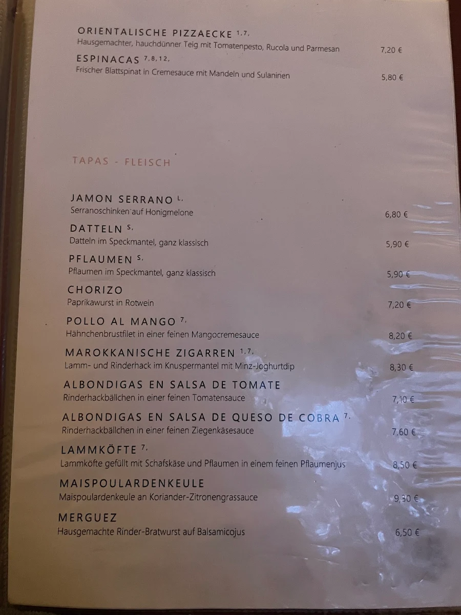 Speisekarte photo 2