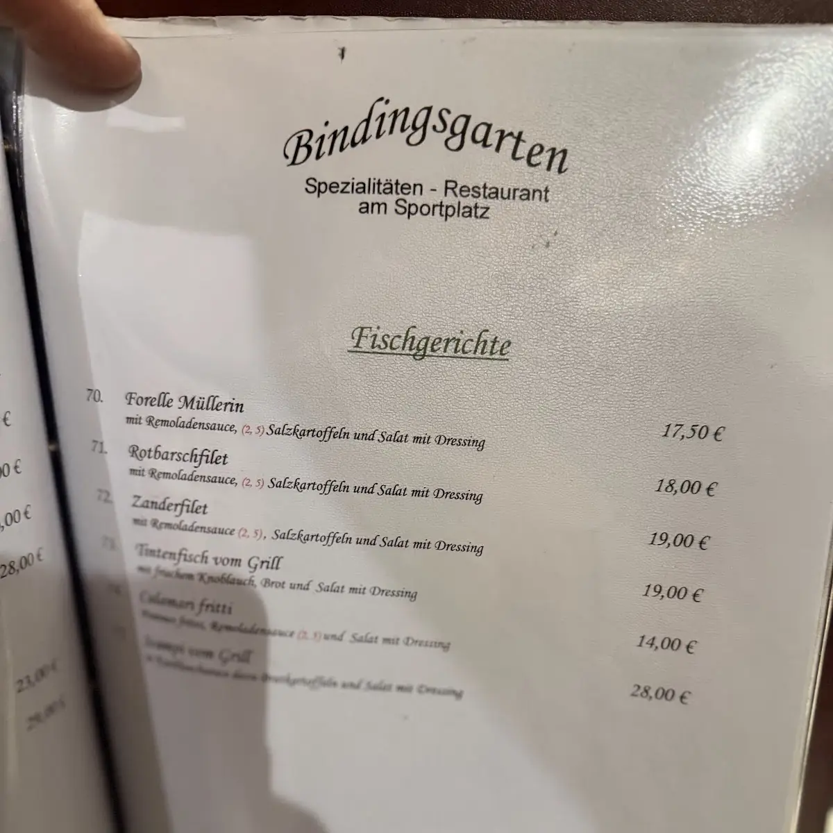 Speisekarte photo 4