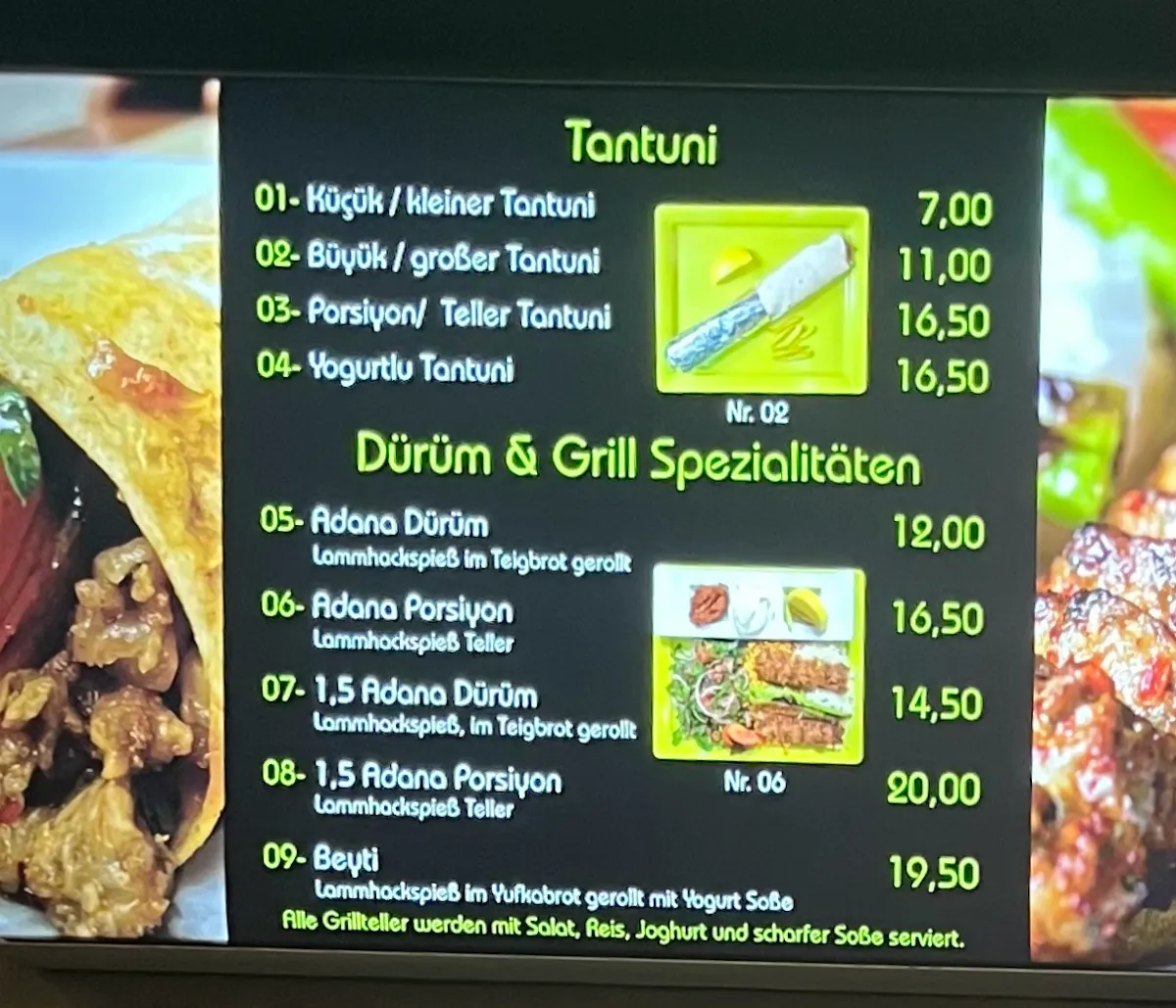 Speisekarte photo 2