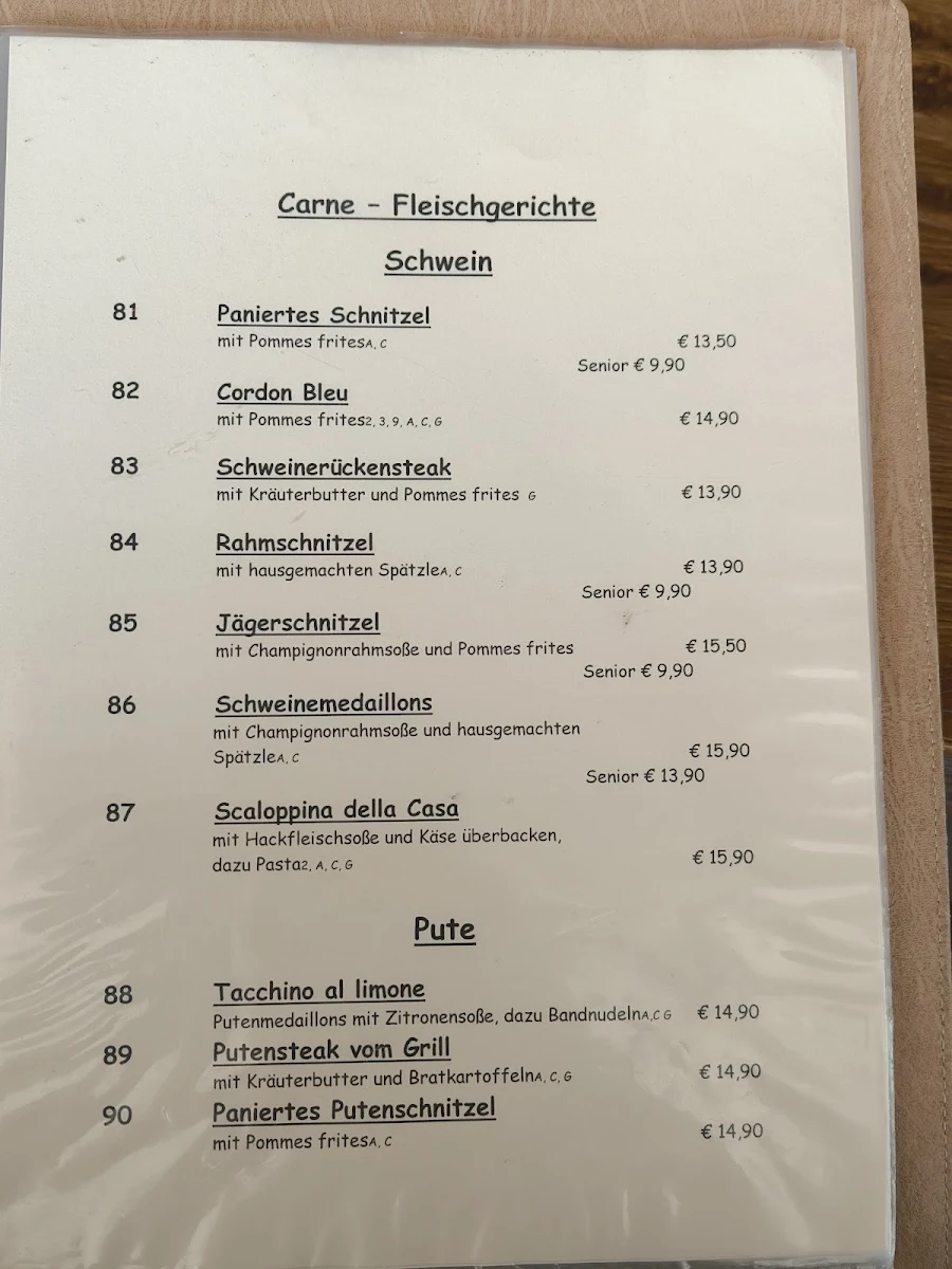 Speisekarte photo 1