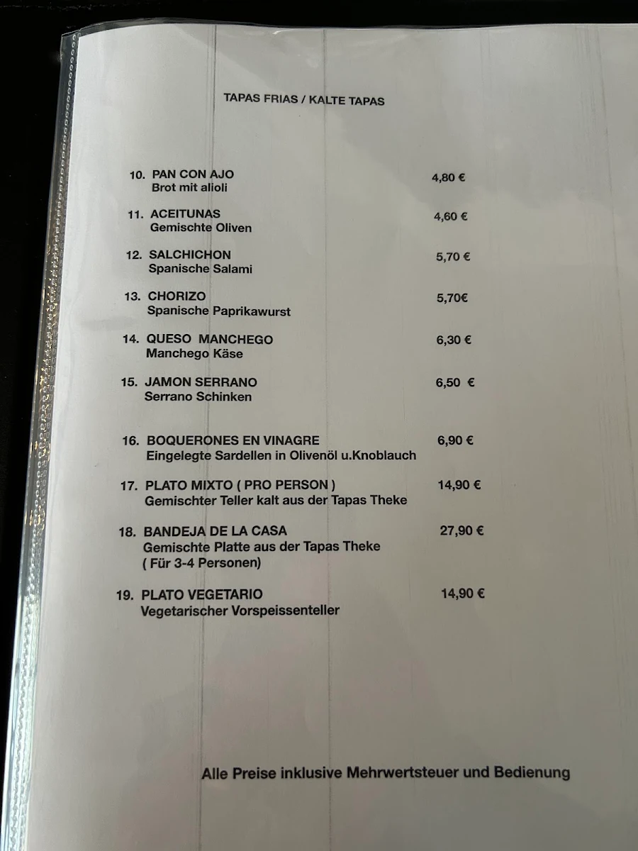 Speisekarte photo 4