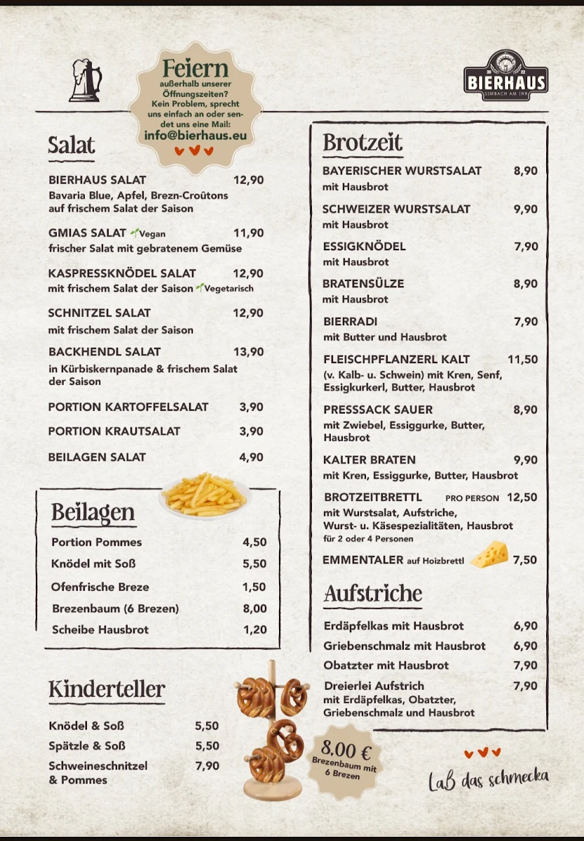 Speisekarte photo 1