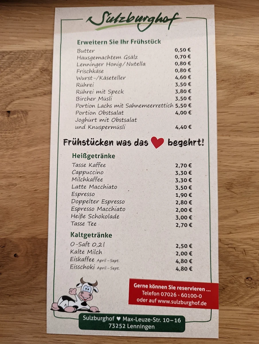 Speisekarte photo 2
