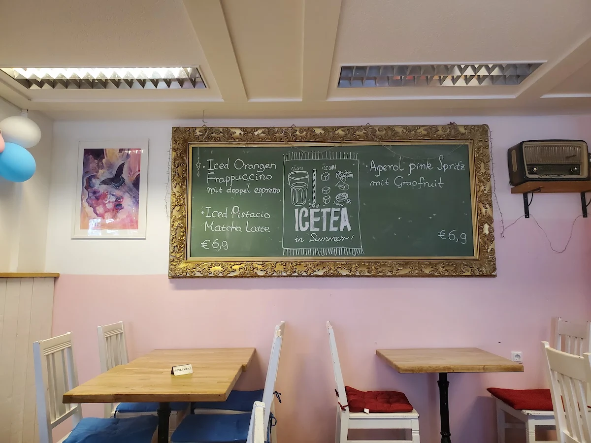 Speisekarte, Cafe Glückskind