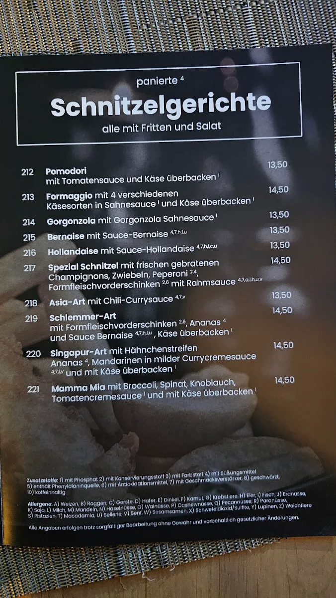 Speisekarte photo 3