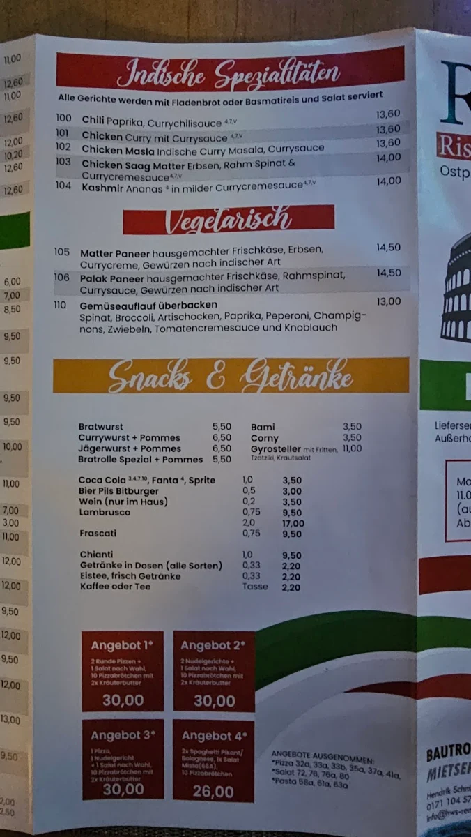 Speisekarte photo 5