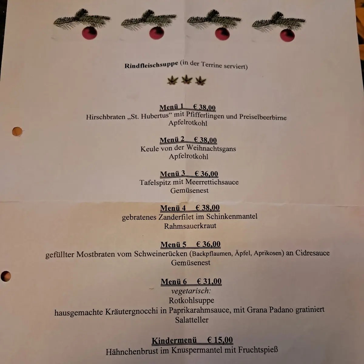 Speisekarte photo 3