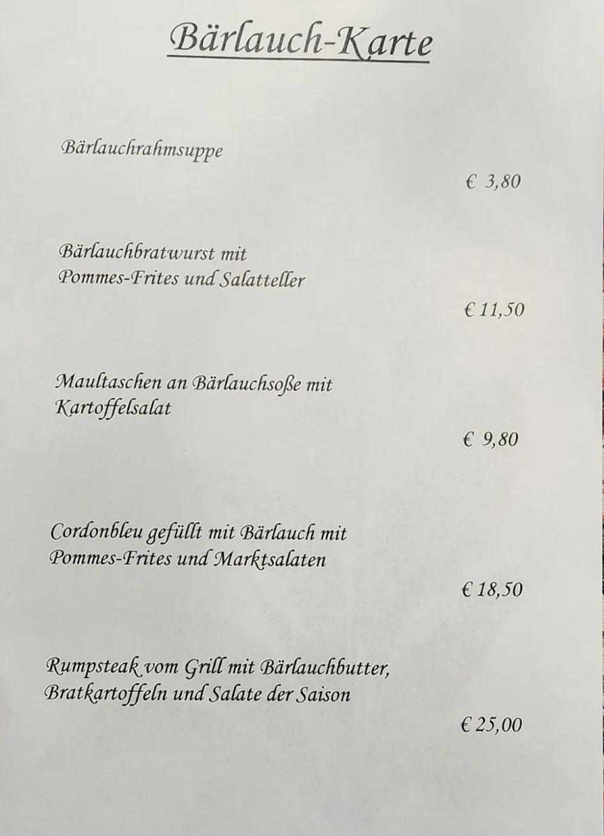 Speisekarte photo 1