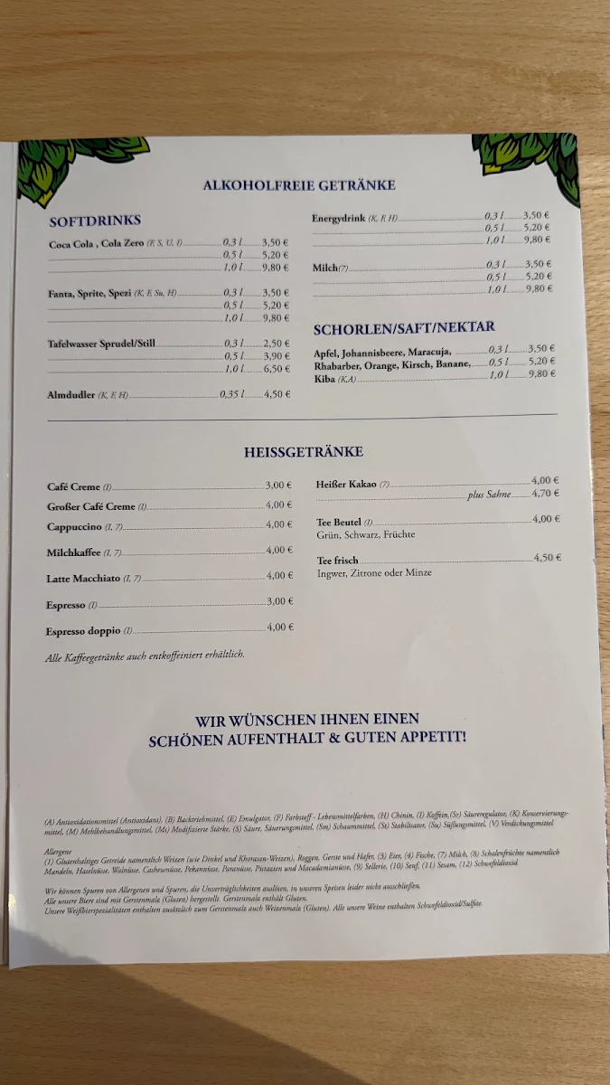 Speisekarte photo 1