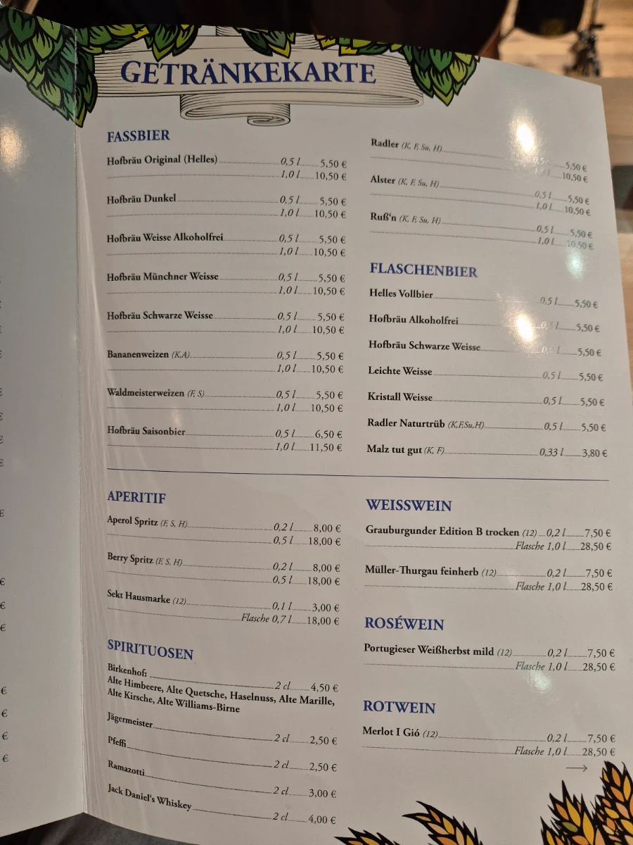 Speisekarte photo 2