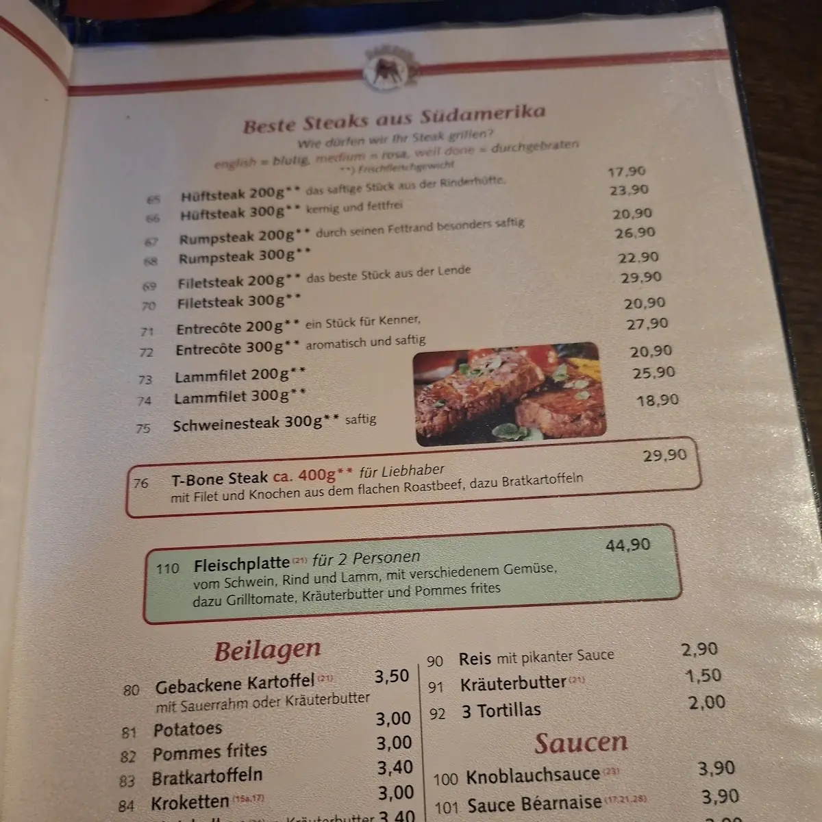 Speisekarte photo 2