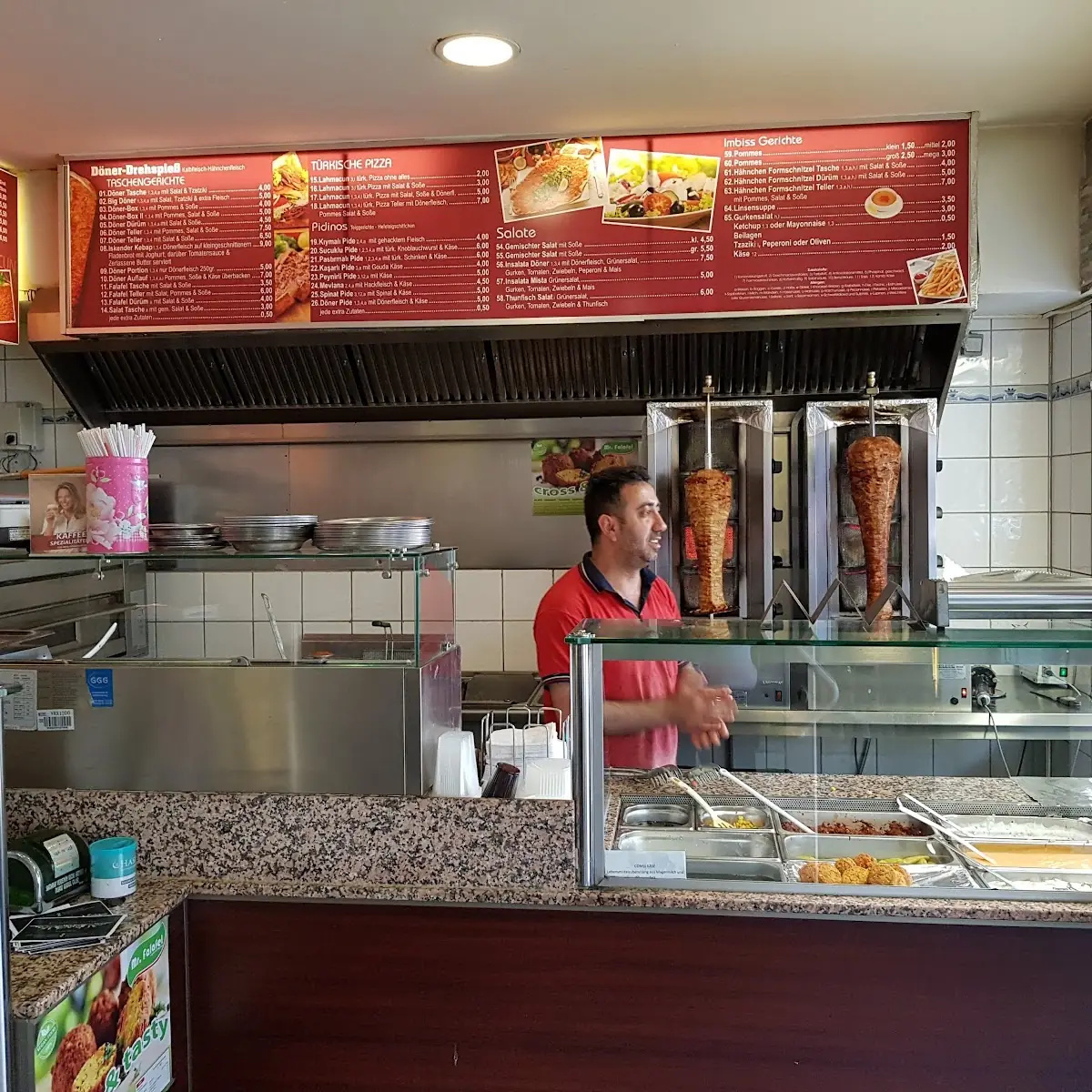 Atmosphäre, Gök Imbiss Bäckerei