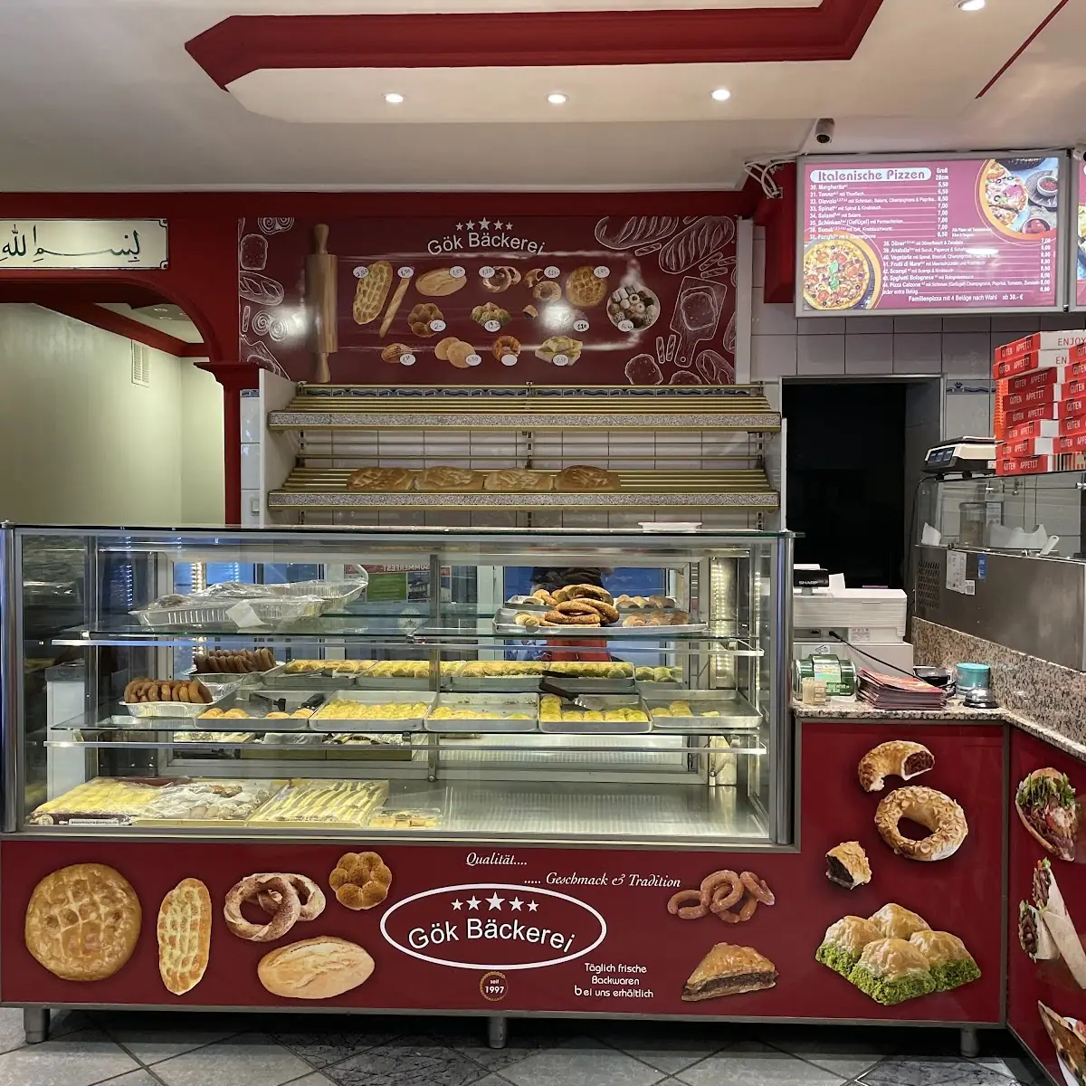 Atmosphäre, Gök Imbiss Bäckerei