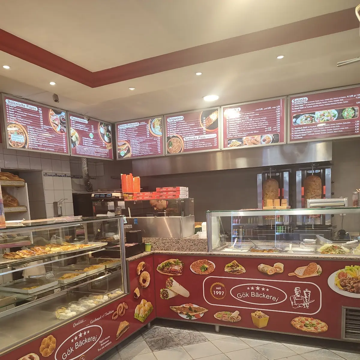 Atmosphäre, Gök Imbiss Bäckerei