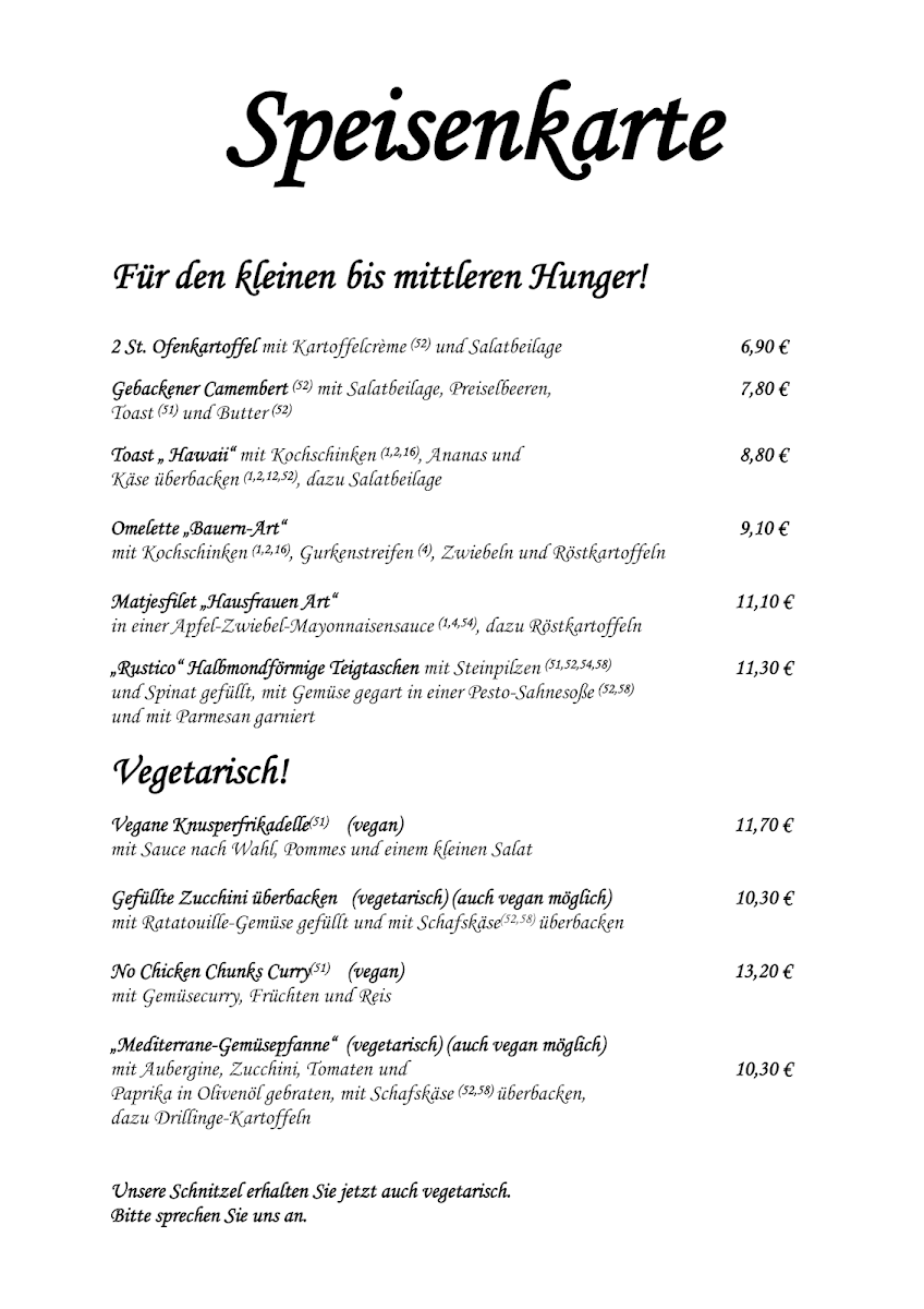Speisekarte photo 5