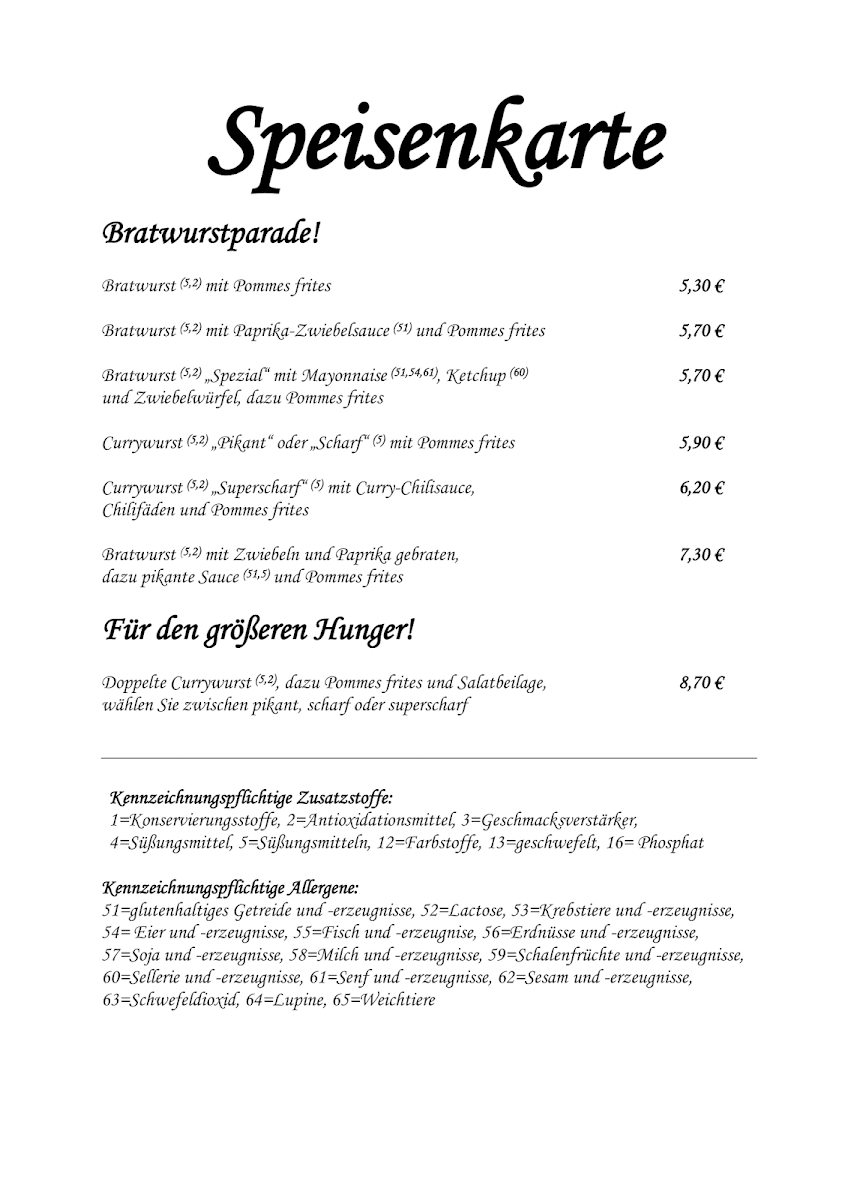 Speisekarte photo 6