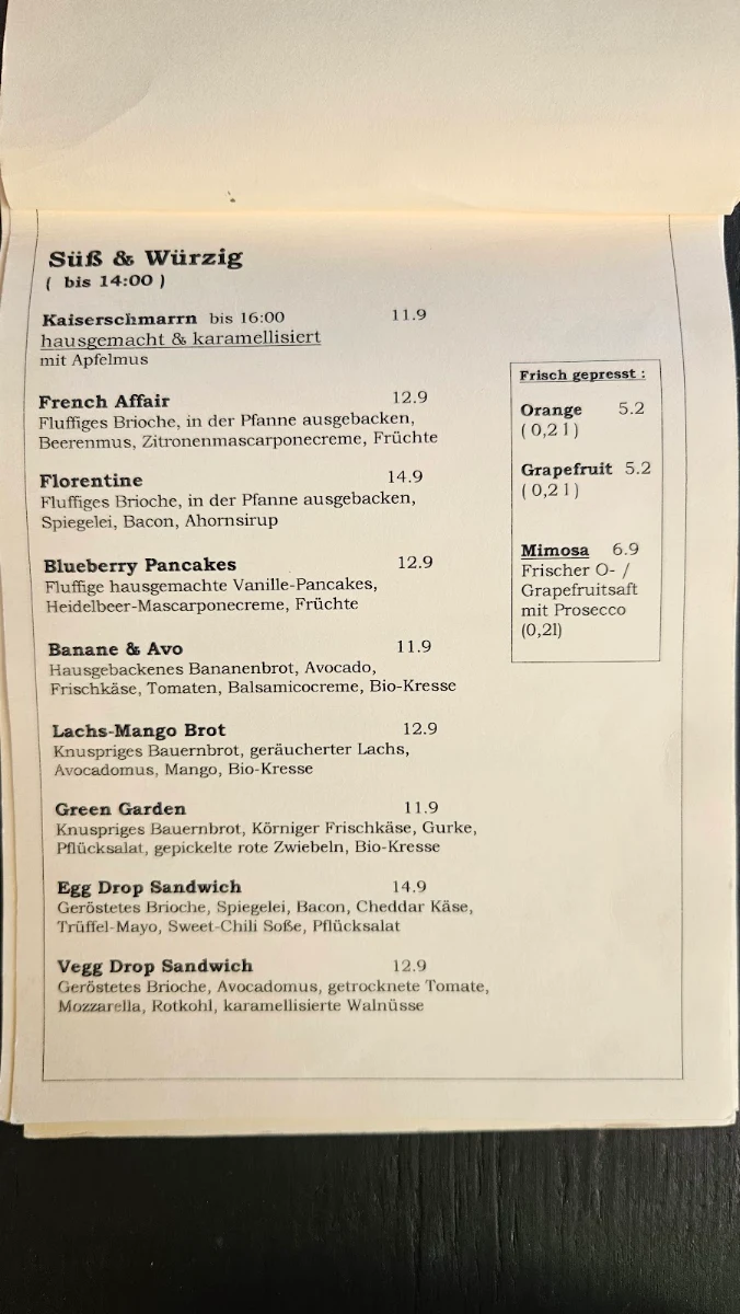 Speisekarte photo 1
