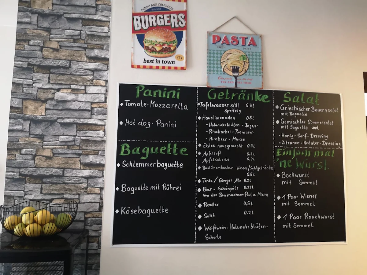 Speisekarte, Kasis Bistro