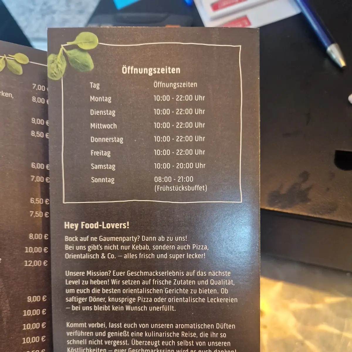 Speisekarte photo 3