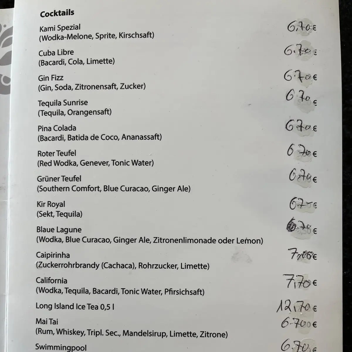 Speisekarte photo 2