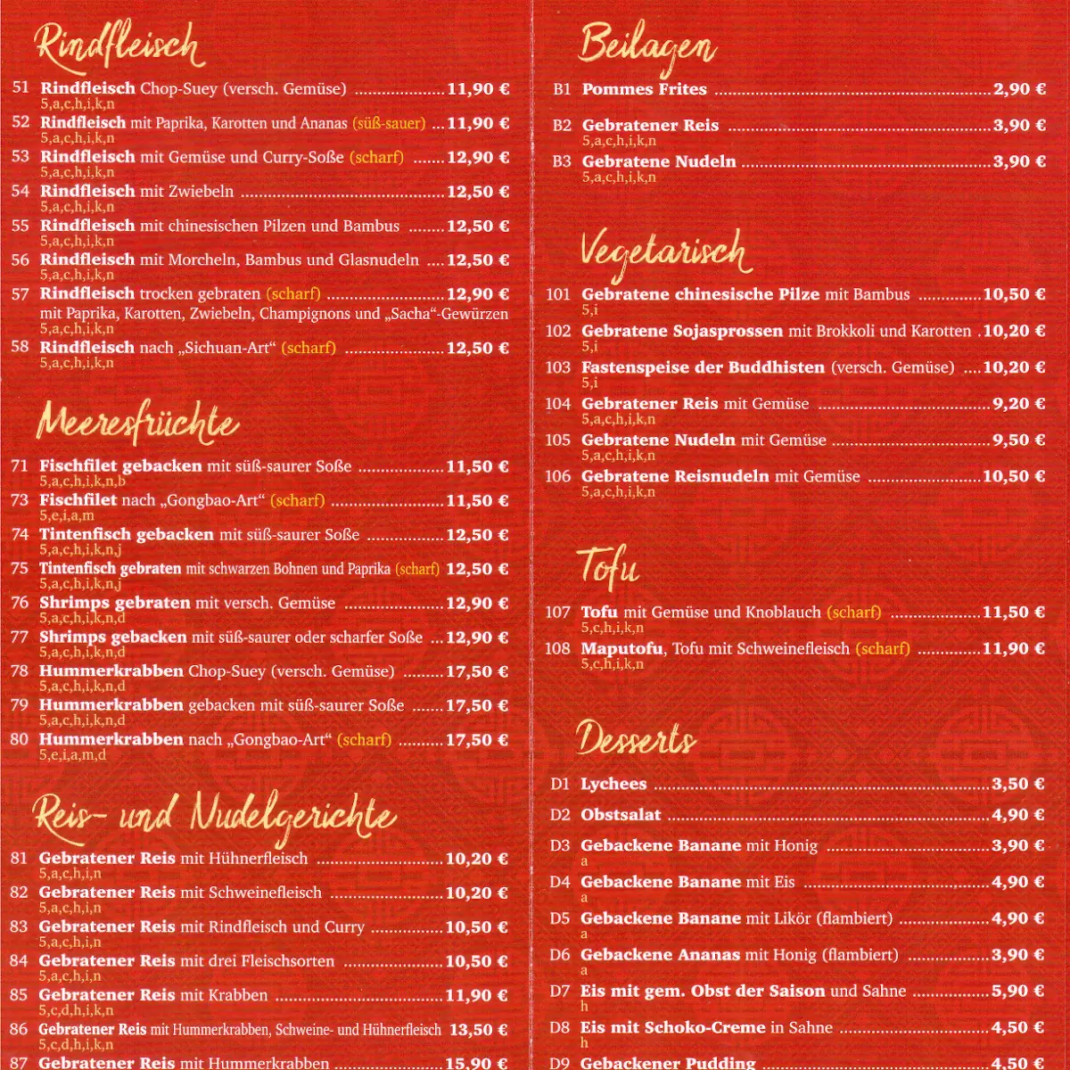 Speisekarte photo 3
