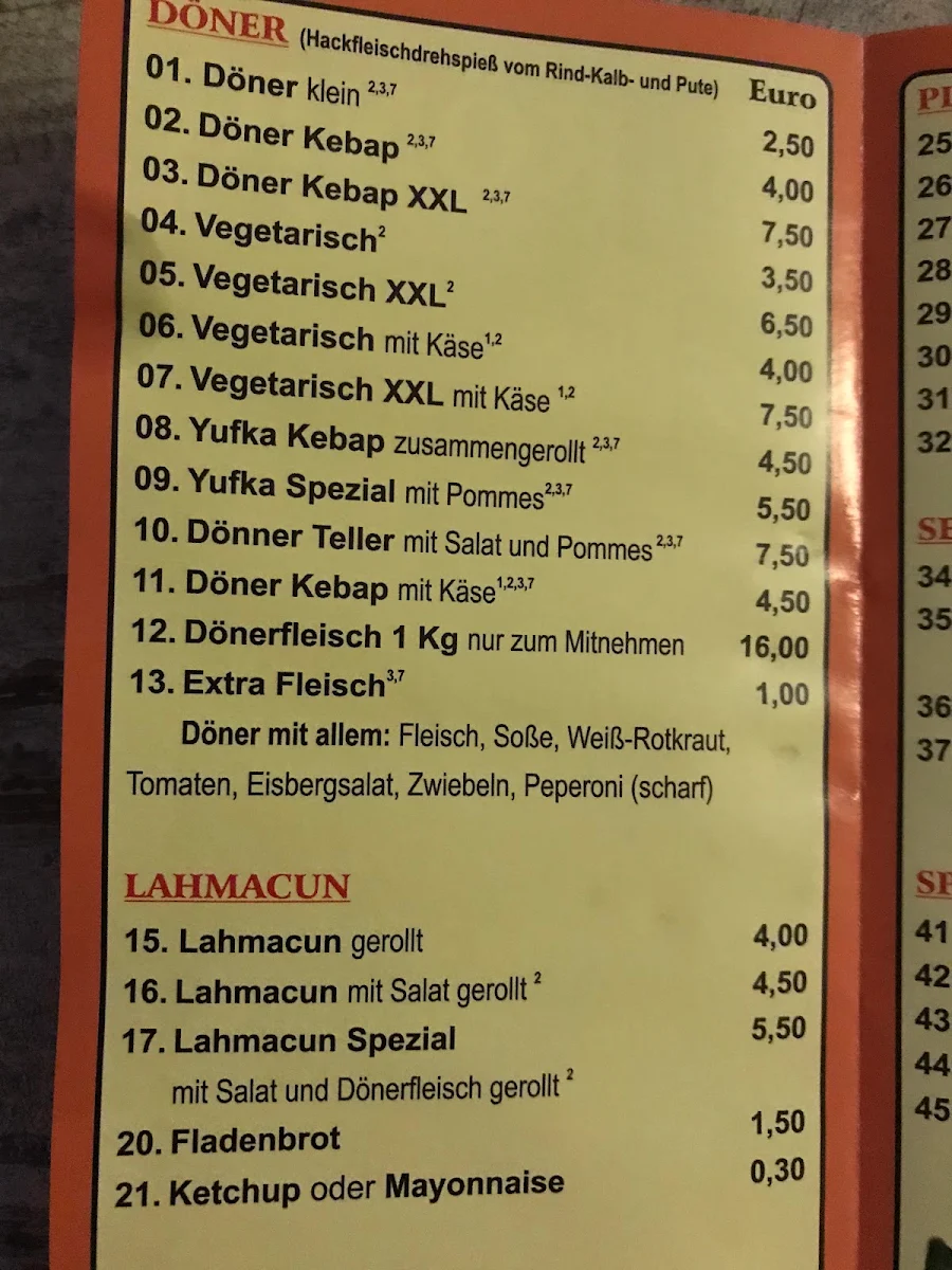 Speisekarte photo 3