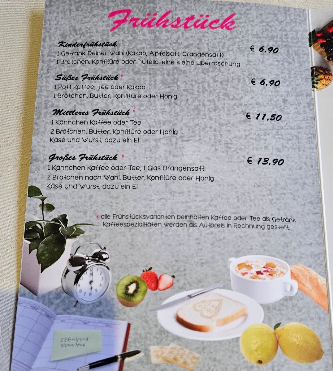 Speisekarte photo 2