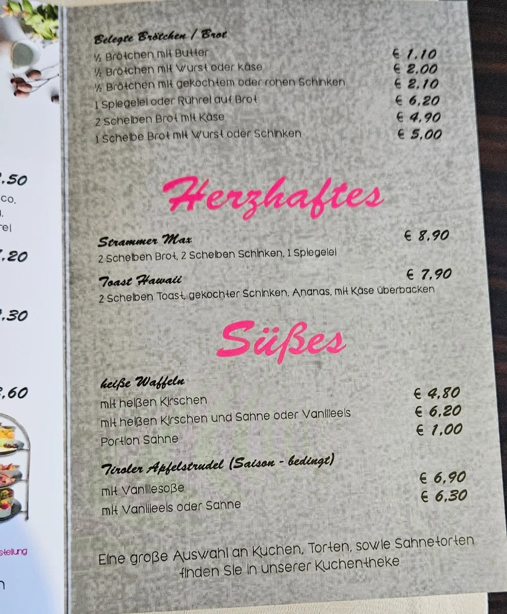 Speisekarte photo 3