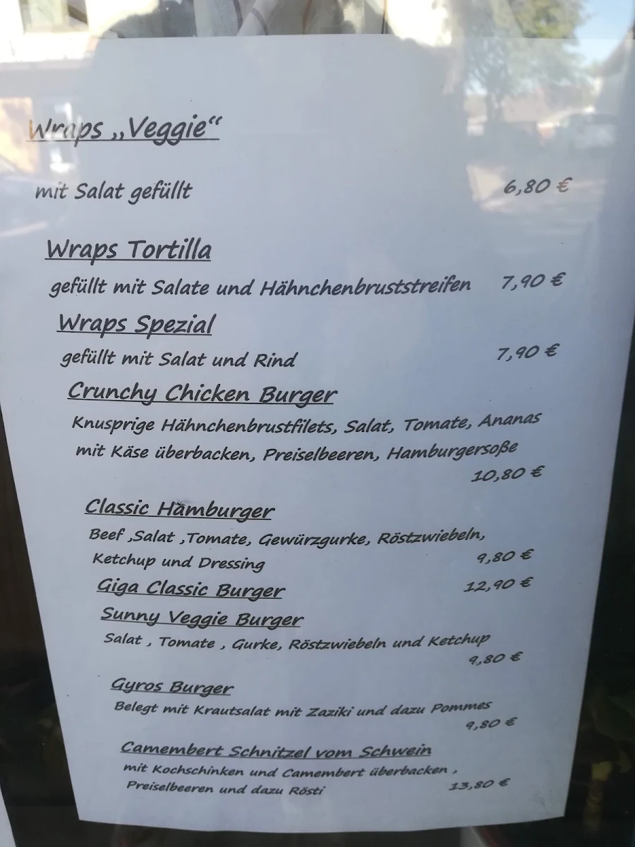 Speisekarte, Wenzel's Ratsstuben