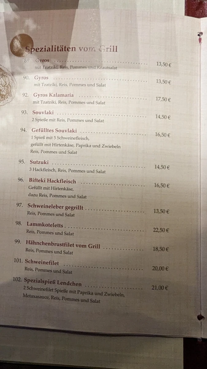 Speisekarte photo 7