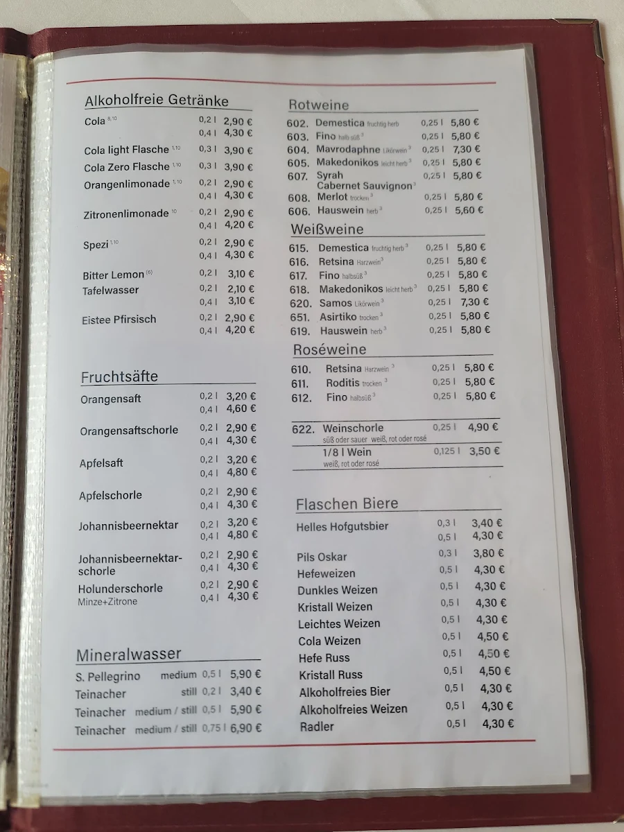 Speisekarte photo 3