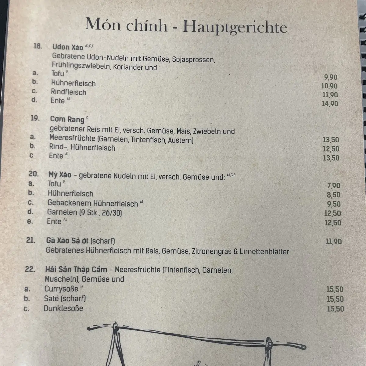 Speisekarte photo 5