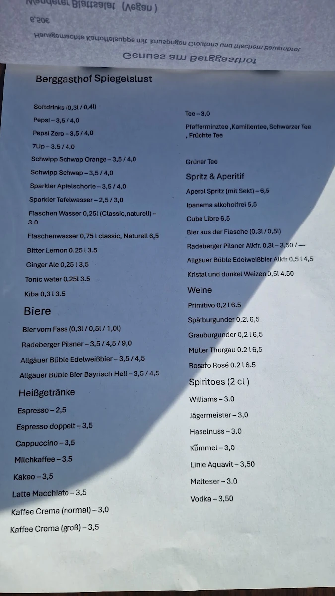 Speisekarte photo 5