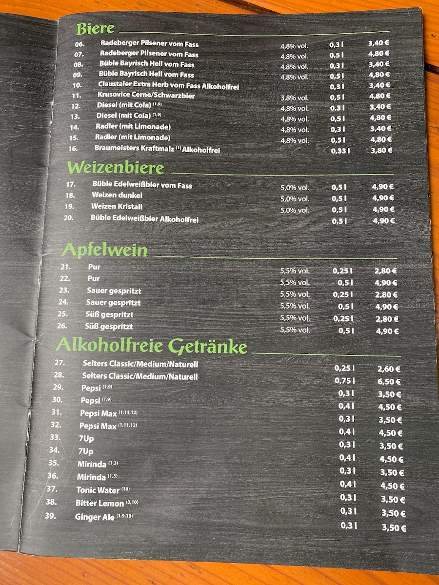 Speisekarte photo 7