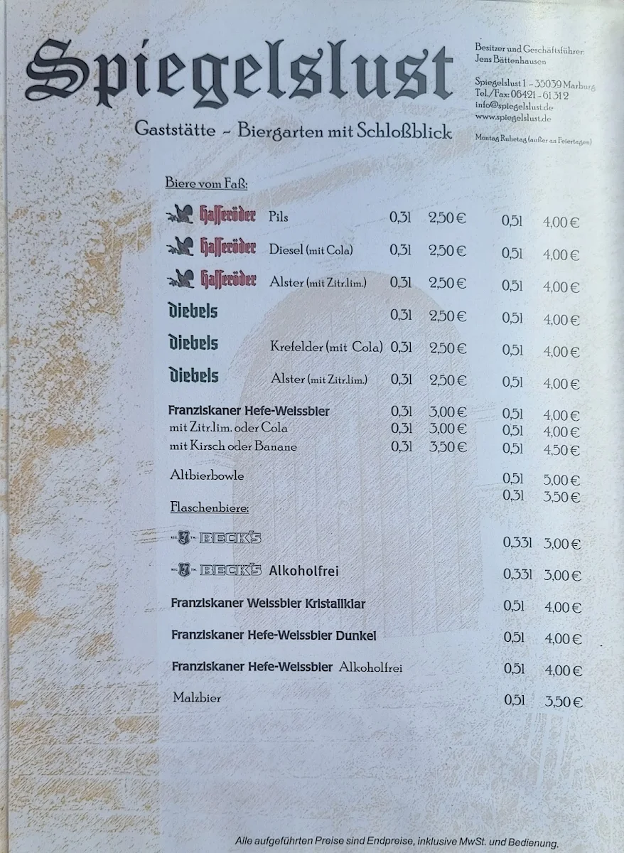 Speisekarte photo 8