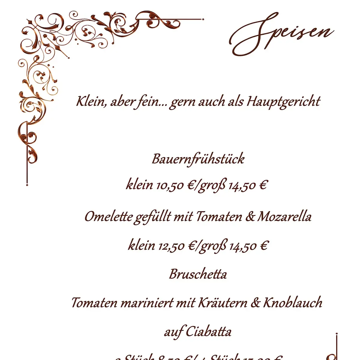 Speisekarte photo 6