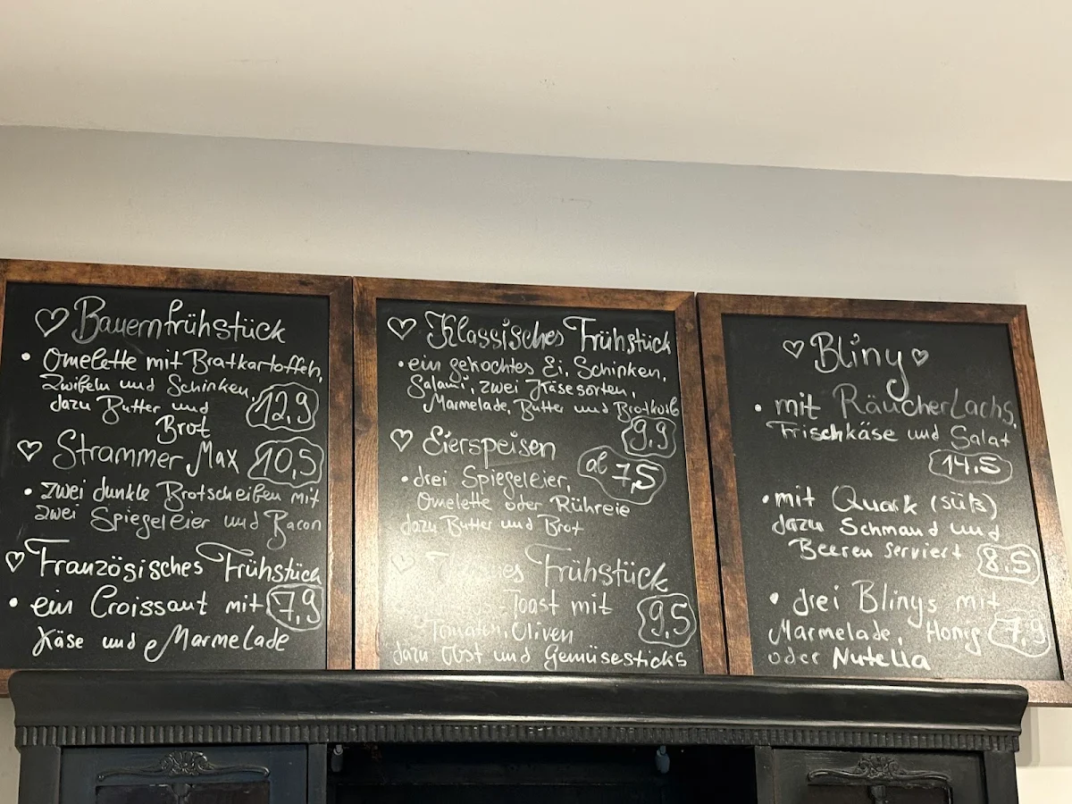 Speisekarte, Café con amore