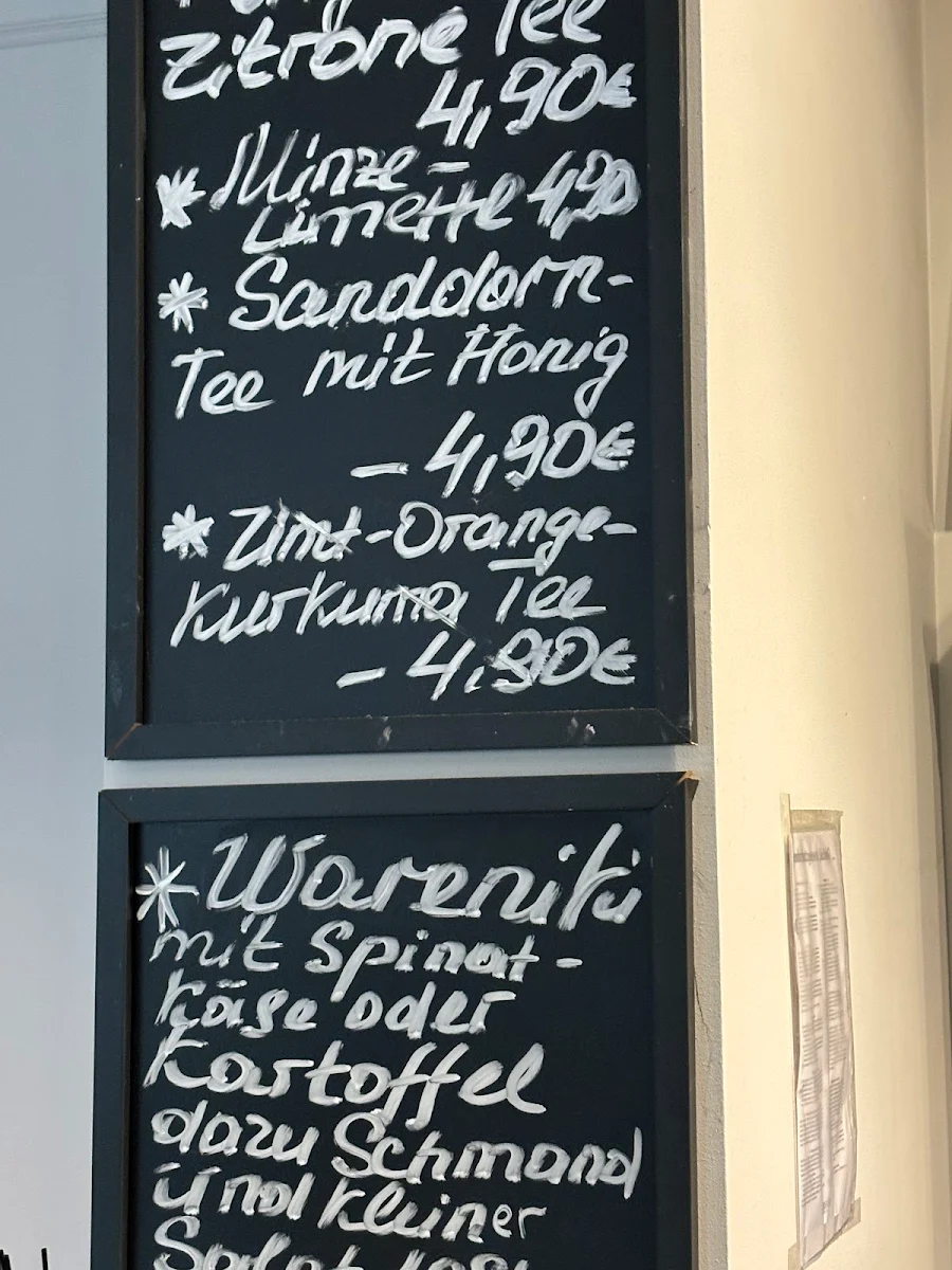Speisekarte, Café con amore