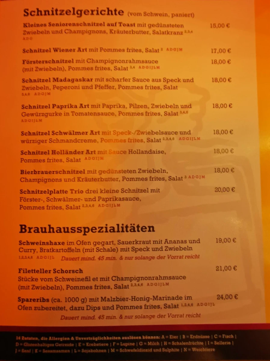 Speisekarte photo 5