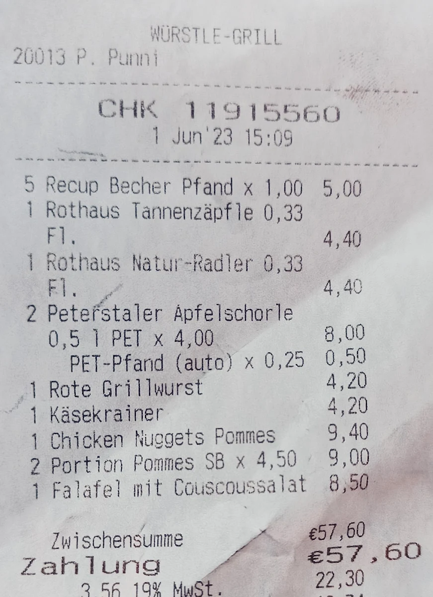 Speisekarte photo 3