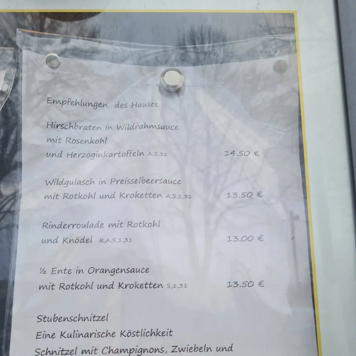 Speisekarte photo 2