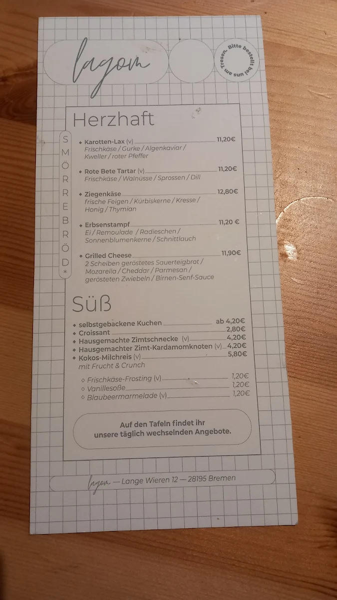 Speisekarte photo 1